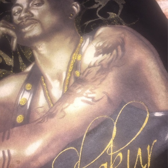 TUPAC GOLD DESIGNER TEE SHIRT CUSTOM MADE - Picture 3 of 7